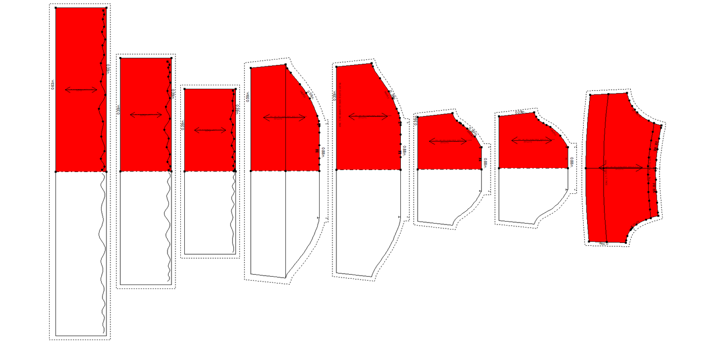 Kids - Girl's Dress Sewing Pattern - A0002-25-Y-8