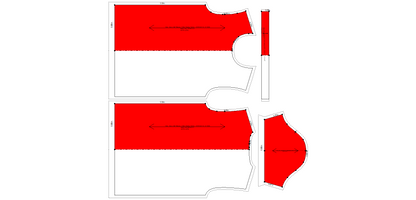 Kids - Boy's Half Sleeves T-Shirt Sewing Pattern - A0003-25-Y-8