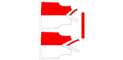 Kids - Girl's Top & Pant Co-ord Set Sewing Pattern - A0007-25-Y-8