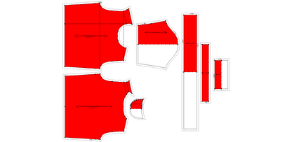 Kids - Boy's Half Sleeves T-Shirt Sewing Pattern - A0008-25-Y-8