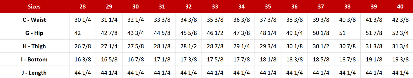 Men's Formal Pant Sewing Pattern - A0017-22-V-08