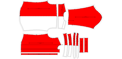 Men's Shirt Sewing Pattern - A0001-22-V-14