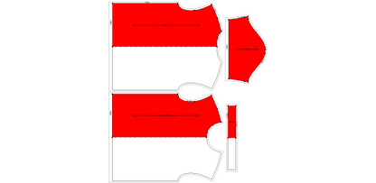 Men's Oversized T-Shirt Sewing Pattern - A0001-22-V-15