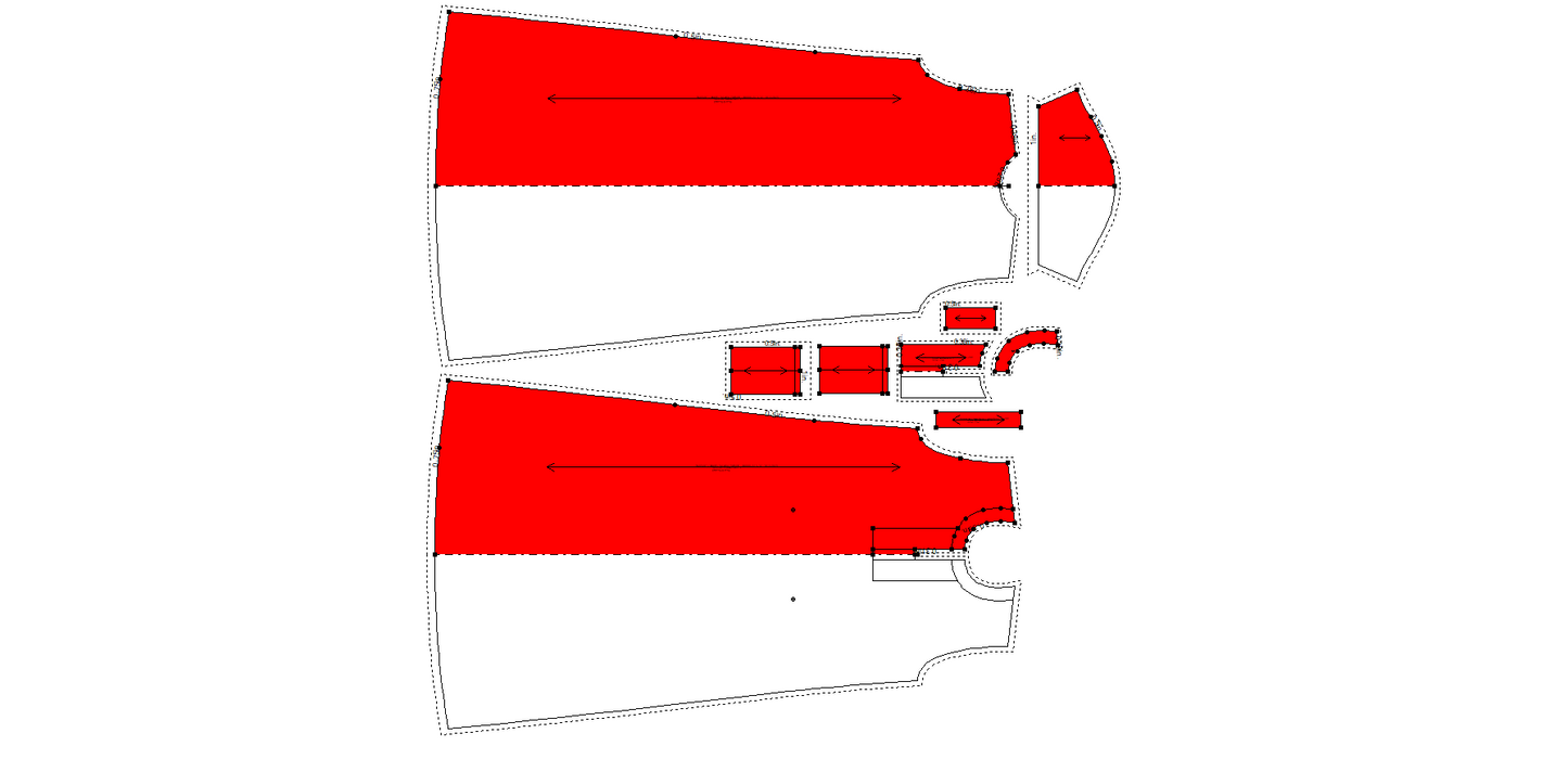 Women's Nighty Sewing Pattern - A0006-22-V-12