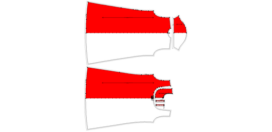 Women's Nighty Sewing Pattern - A0007-22-V-12