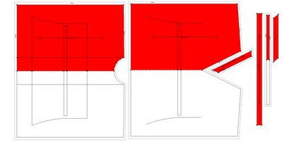 Women's Short Kaftan Sewing Pattern - A0011-22-V-12