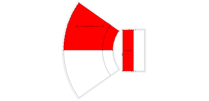 Women's Flared Skirt Sewing Pattern - A0001-22-V-08