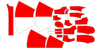 Women's Plus Size Long Coat - A0013-22-V-08