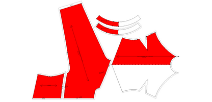 Women's Top Sewing Pattern - A0021-22-V-08