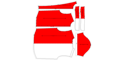 Men's Shirt Sewing Pattern - A0003-22-V-16