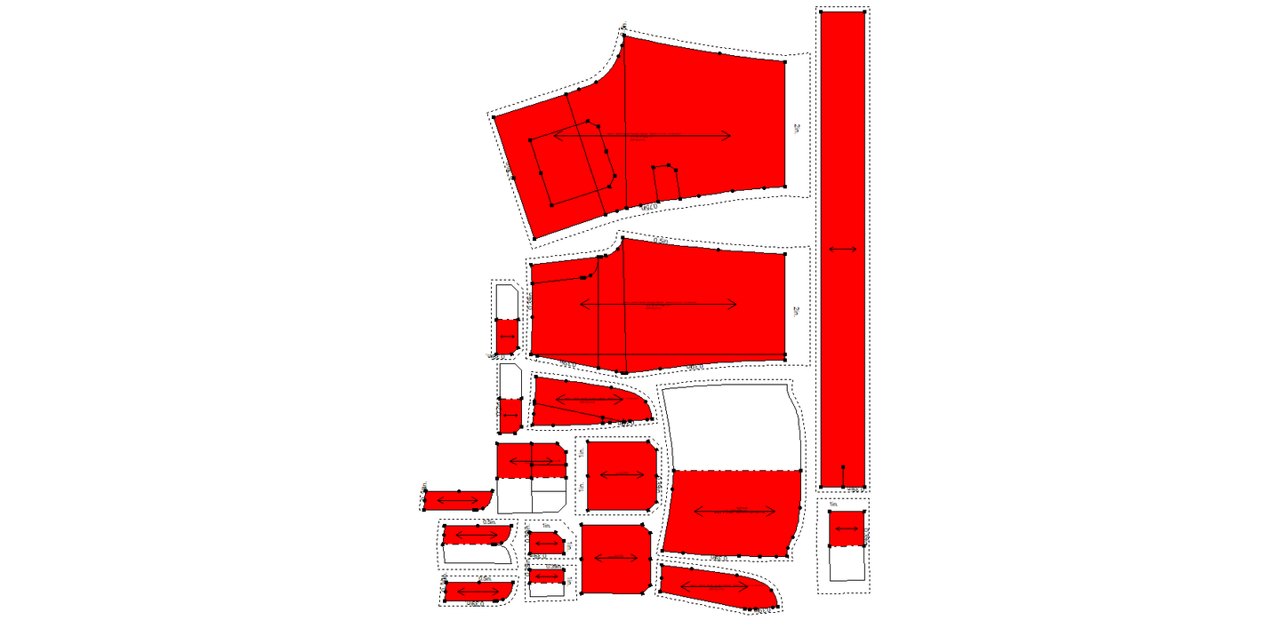 Men's Denim Shorts Sewing Pattern - A0003-22-V-24