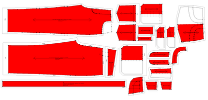 Kids - Boy's Cargo Pant Sewing Pattern - A0005-22-V-24