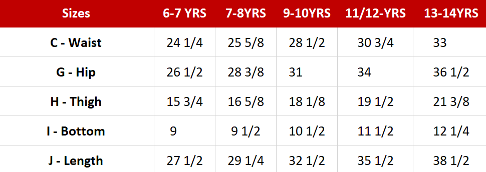 Kids - Boy's Denim Pant Sewing Pattern - A0001-22-V-24