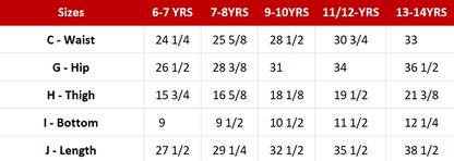 Kids - Boy's Denim Pant Sewing Pattern - A0001-22-V-24