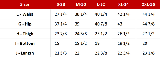 Men's Denim Shorts Sewing Pattern - A0003-22-V-24