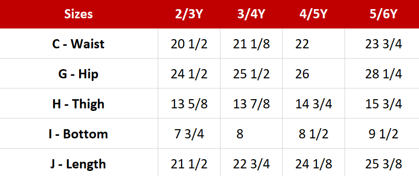 Kids - Boy's Denim Pant Sewing Pattern - A0004-22-V-24