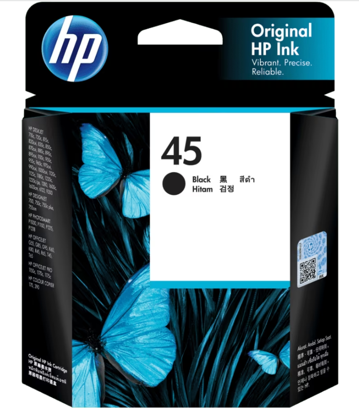HP 45 Cartridge - Black