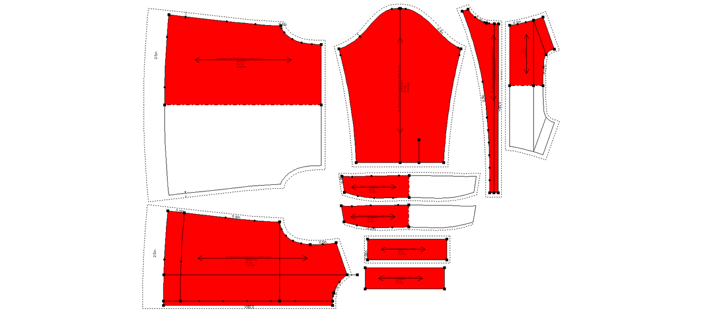 Women's Jacket Sewing Patterns - A0003-22-V-3