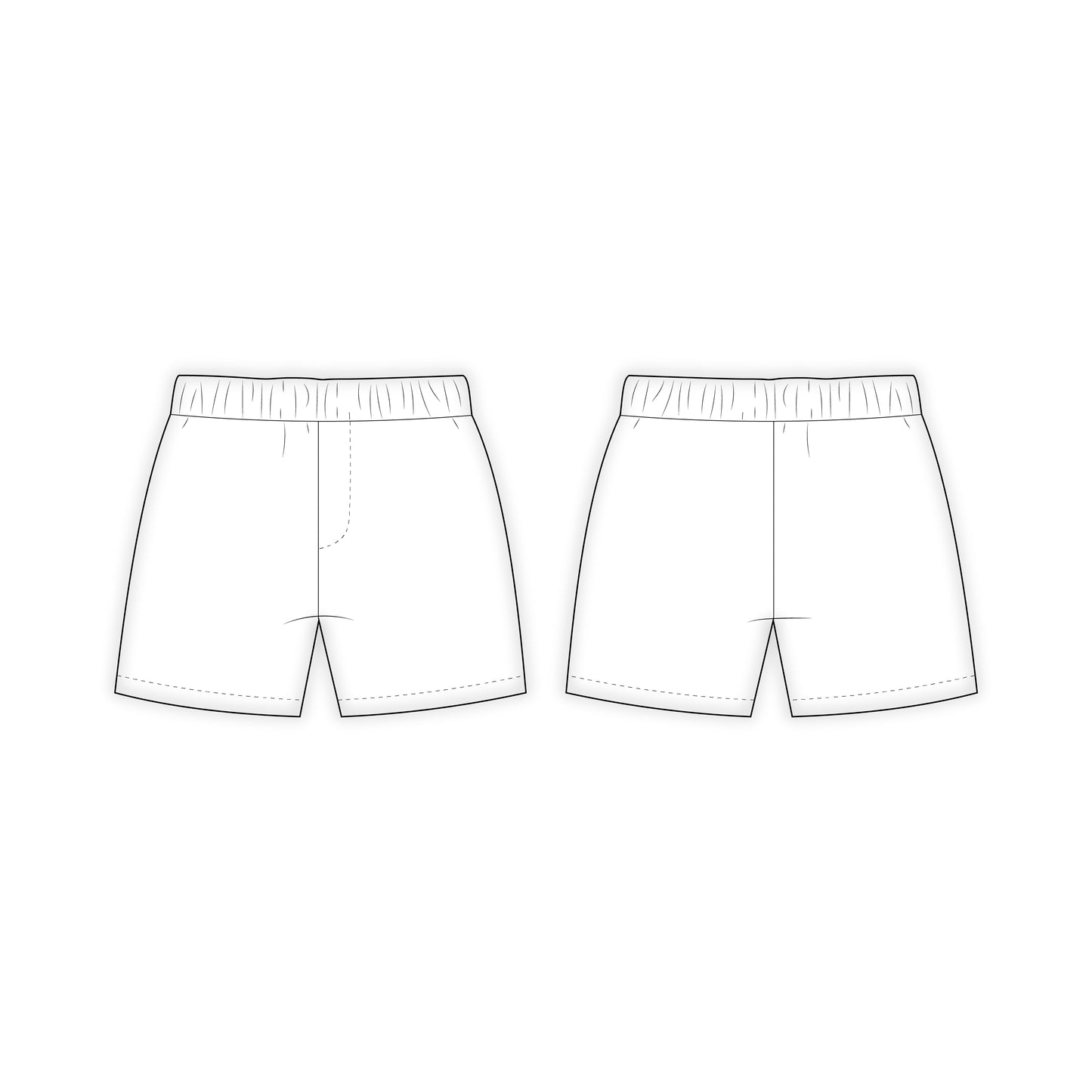 Kids - Boy's Shorts Sewing Pattern - A0001-25-Y-8