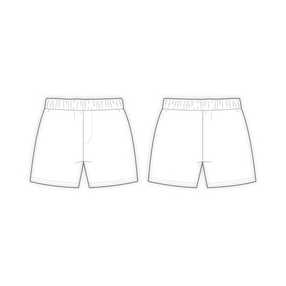 Kids - Boy's Shorts Sewing Pattern - A0001-25-Y-8