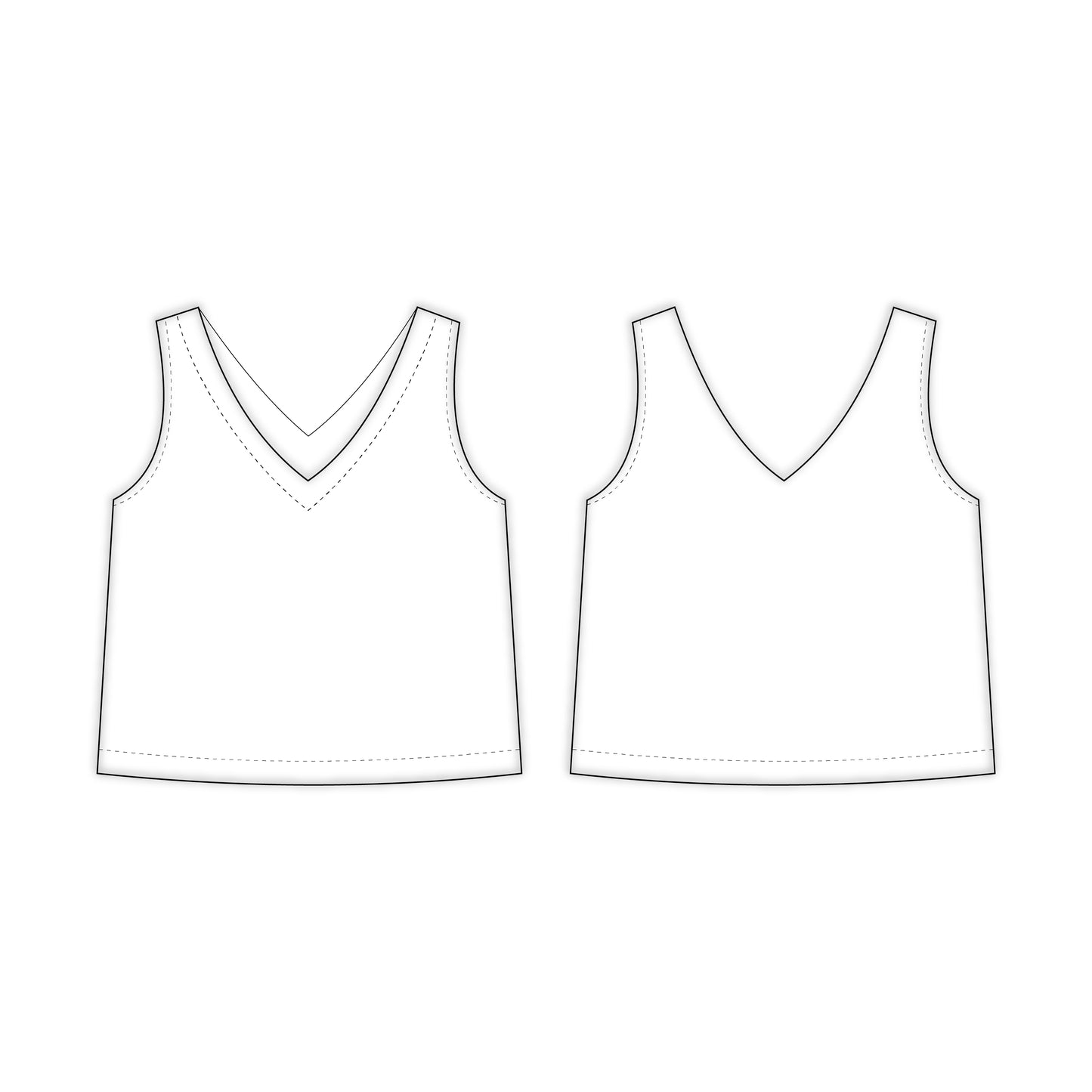 Kids - Girl's Top Sewing Pattern - A0007-25-Y-8