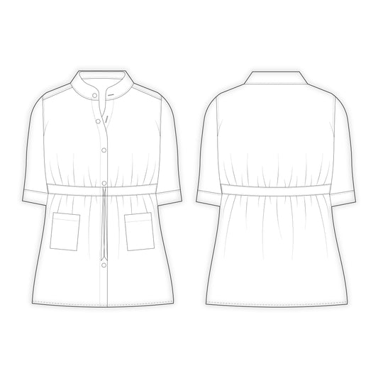 Women's Top Sewing Patterns - A0008-22-V-3