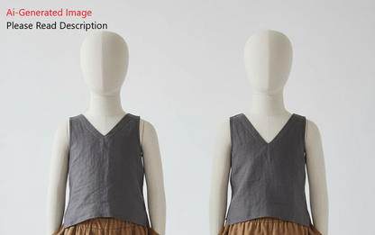 Kids - Girl's Top Sewing Pattern - A0007-25-Y-8