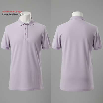 Men's Half Sleeves Polo Neck T-Shirt Sewing Pattern - A0001-25-Y-5