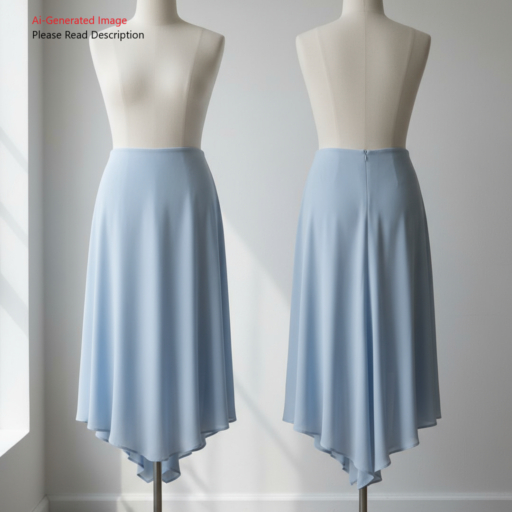 Women's Skirt Sewing Pattern - A0005-22-V-08
